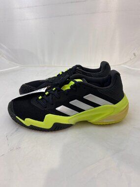 Adidas barricade 13 tennis shoes black green mens size 7.5 IH2559